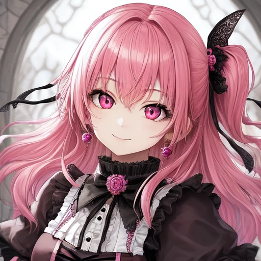 [Holara] cheveux mi-longs cheveux ondulés femme rire Chef-d'œuvre gothique lolita [Illustration]